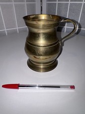 Vintage Brass Tankard With