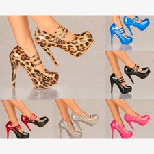 WOMENS GLOSSY PLATFORM HIGH