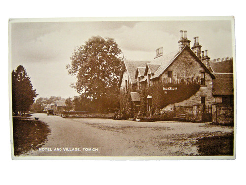 Postcard hotel and - postcard., village
