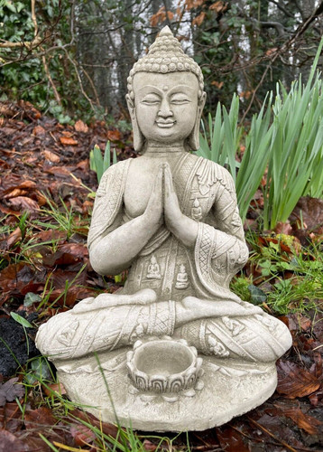 Lotus tealight buddha - lotus,