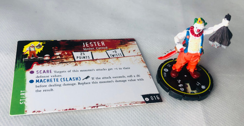 Horrorclix jester 016 yellow - horrorclix,