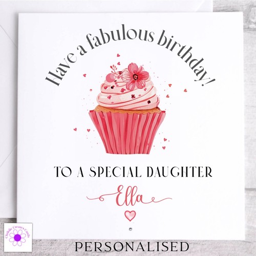 Personalised birthday card - personalised,