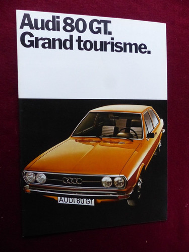 Car brochure catalog audi - car, 80