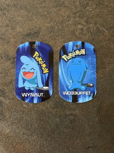 Pokemon metal tags wynaut - metal,