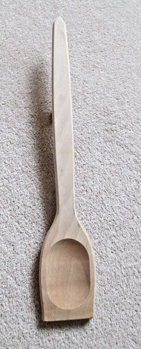 Wooden jam spoon with pan - 'jam',