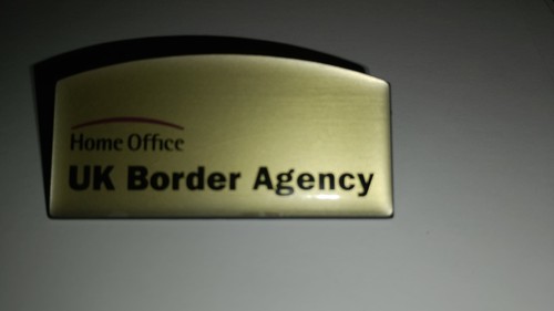 Border agency pin - agency, badge