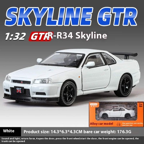 Nissan gtr r34 diecast - nissan,