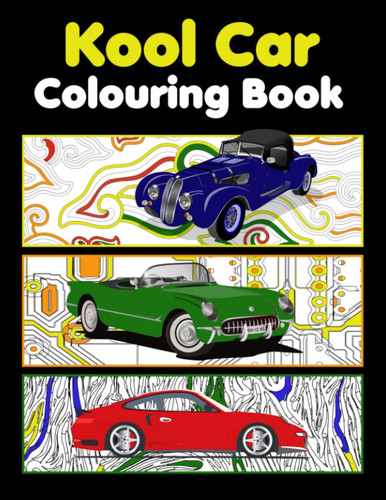 Car colouring books for - car, men