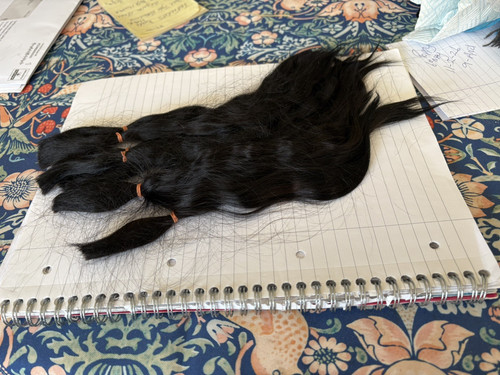 Mohair doll hair - doll, organic