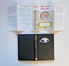 For Your Eyes Only - James Bond - Cape 1st Ed 2nd Imp 1960  & author photo