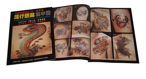 Tattoo flash book tigers - tigers, gods