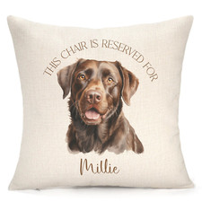 Personalised Labrador Cushion