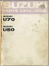 Suzuki parts manual for u70 - parts,