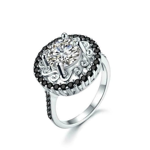Art deco white - 1, round