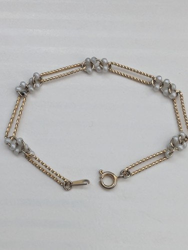 Vintage gold tone twisted - tone,