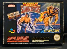 Saturday Night Slammasters Snes Original UK Pal Full Price Release 