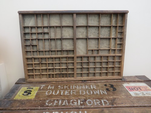 Vintage wooden printers - vintage,