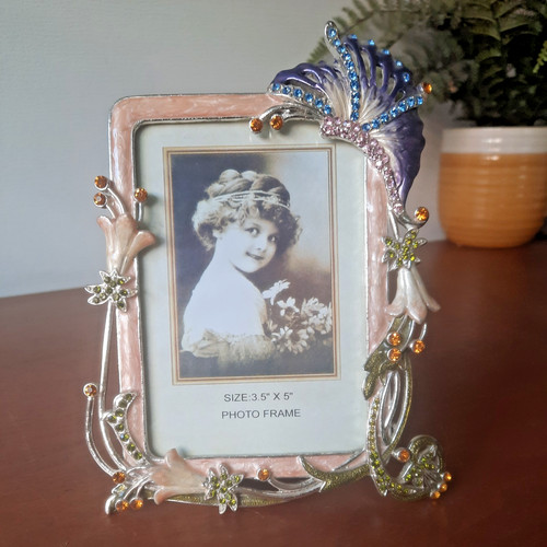 Enamelled pewter photo - enamelled,