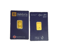24 ct gold 1/10 ounce gold bar