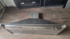 SMEG  120CM COOKER HOOD, WORKING.  STAINLESS SILVER. CLEANED.