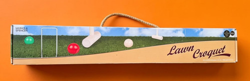 Lawn croquet set wooden - set, –