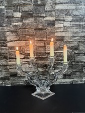 Vintage Lead Crystal 4-Arm