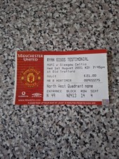 Match ticket ryan giggs - match,