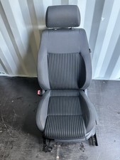 Volkswagen Polo Mk4 2002-2009 5 Door Front Passenger Seat. Black/GreyCloth