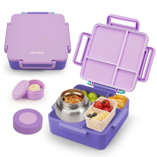 Norxely bento box - kids, purple