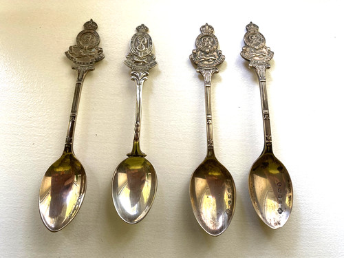 Solid silver spoons - spoons,