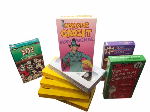 Lot kids vhs video tapes - of,