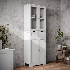White Bathroom Wooden Free