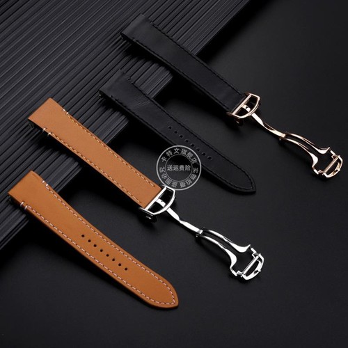 Genuine leather watchband for - leather,