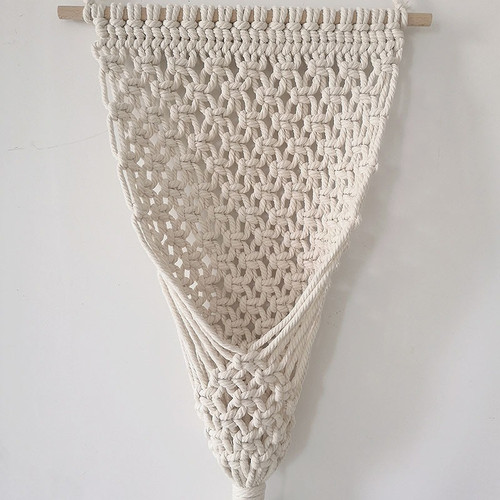 Hand woven macrame - hand, flower