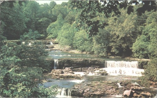 Vintage aysgarth falls - vintage,