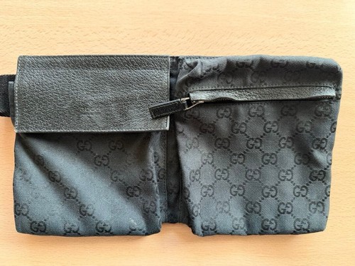 Gucci canvas black waist - gucci,