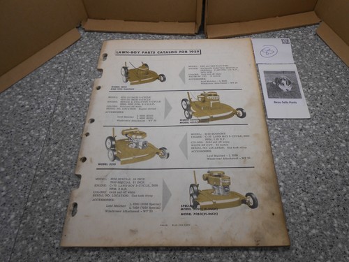 1959 lawn boy parts - lawn-boy, catalog