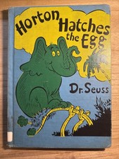 Horton Hatches The Egg 1968 RARE Green Library Binding