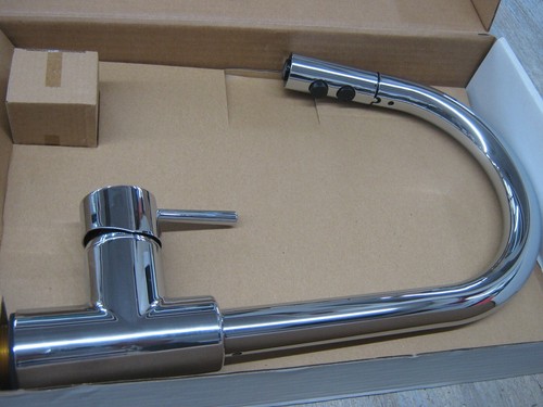 Pull down kitchen - kitchen, faucet