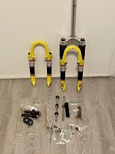 Vintage Rock Shox Judy SL Fork Yellow Canti 1 1/8 26” With Spare Parts