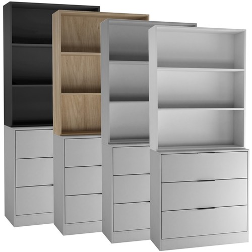 80cm drawer tier wooden - 3,