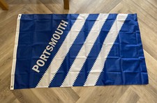 Portsmouth FC Pompey Flag - 5ft By 3ft - Scarf Shirt Badge Print 657 Crew Hat