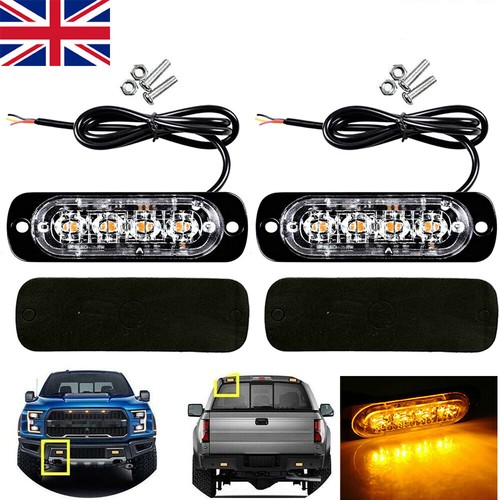 Led amber recovery strobe - 4x,