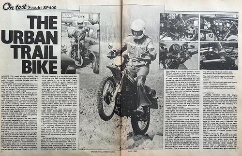 Suzuki sp400 original 1980 - original,
