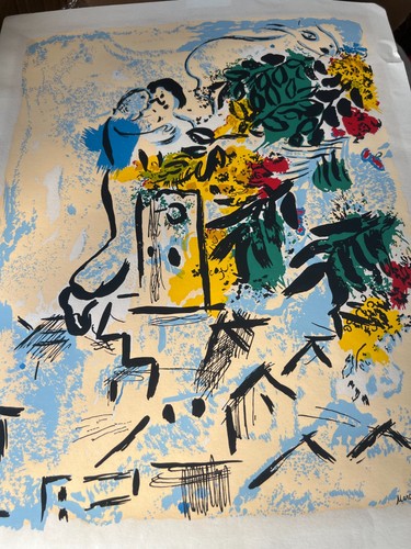 Marc chagall 1954 - chagall, lithograph