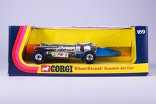 Corgi 169 Silver Streak Swedish Jet Car Arnold Sundquist Near Mint Boxed