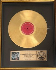 Judas Priest RIAA gold disc award 1980