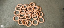 Light Wood Curtain Rings 32 X 5.5cm Diameter