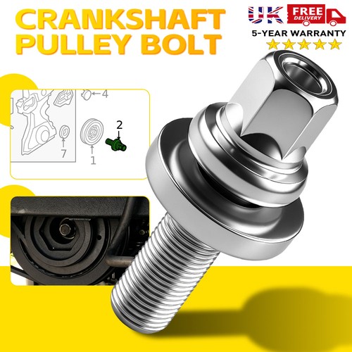 Crankshaft pulley bolt - crankshaft, for