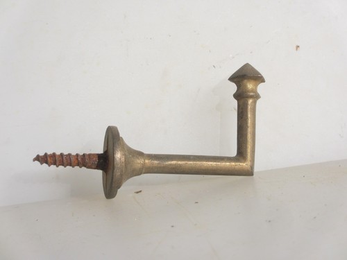 Vintage brass curtain - brass, back